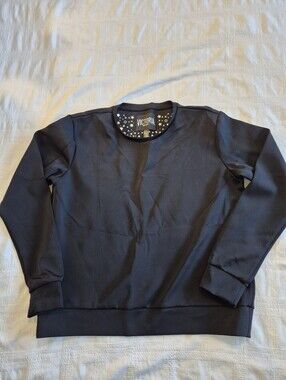 Victoria's Secret Victoria Sport women's black sweatshirt EUC